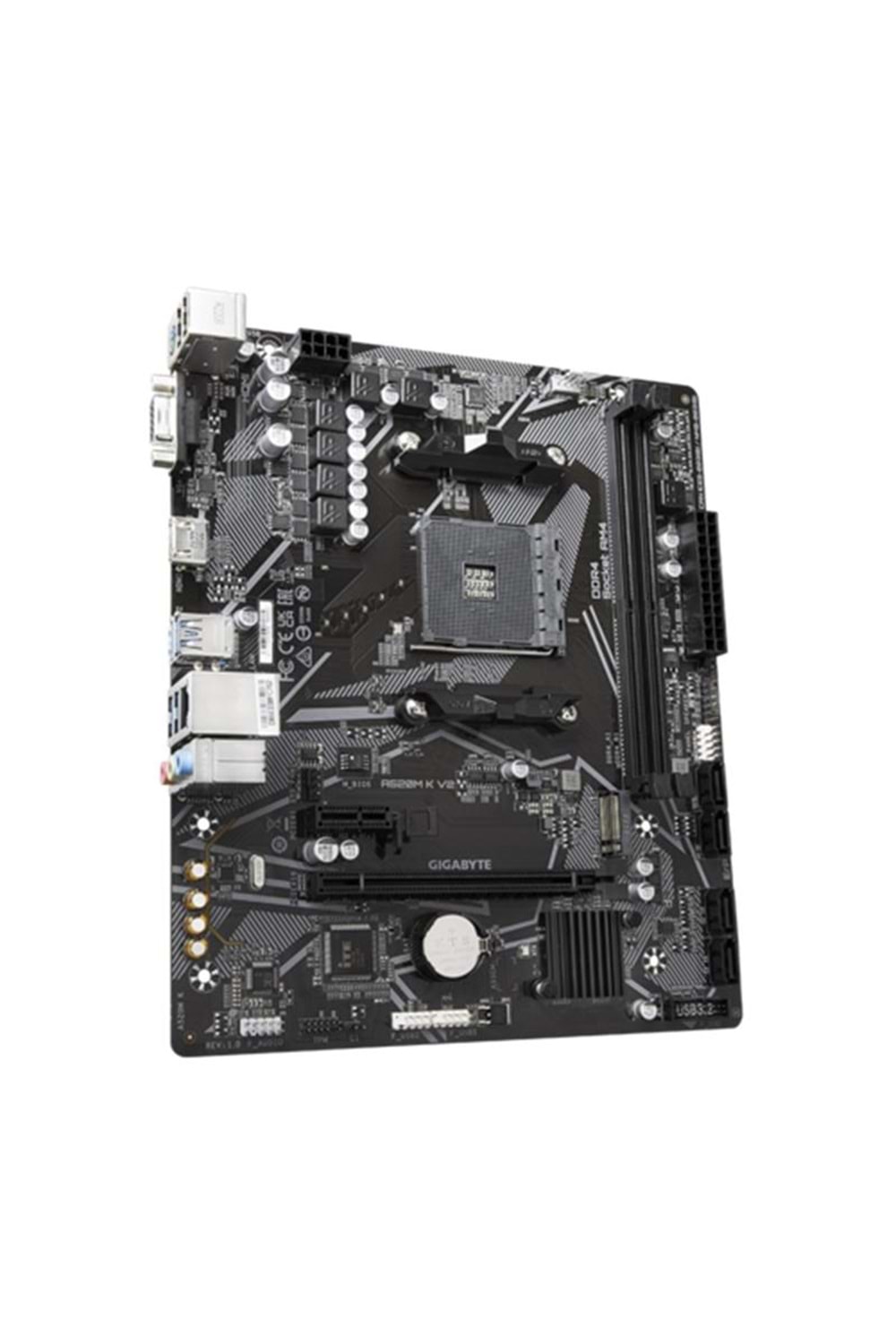 GIGABYTE A520M-K V2 DDR4 5100MHZ 1XVGA 1XHDMI 1XM.2 USB 3.2 MATX AM4 (AMD AM4 5000/4000 /3000 SERİSİ İLE UYUMLU) 