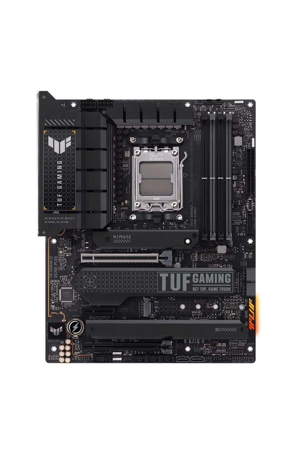 ASUS TUF GAMING X670E-PLUS DDR5 6400MHZ 1XHDMI 1XDP 4XM.2 USB 3.2 ATX AM5 (AMD AM5 7000 SERİSİ İLE UYUMLU ) 