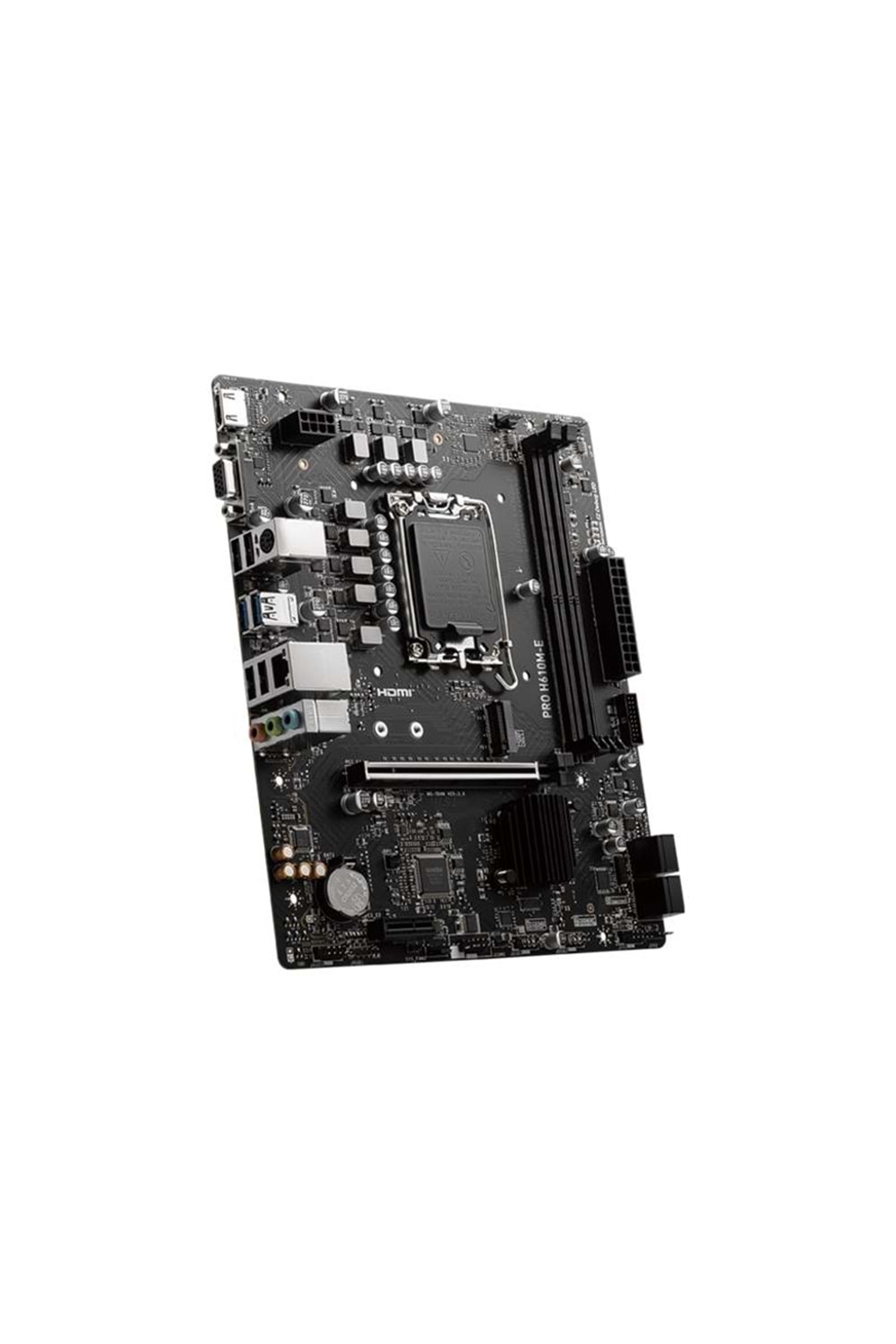 MSI PRO H610M-E DDR5 5600MHZ 1XVGA 1XHDMI 1XM.2 USB 3.2 MATX 1700P (12. / 13. VE 14. NESİL İŞLEMCİ UYUMLU) 