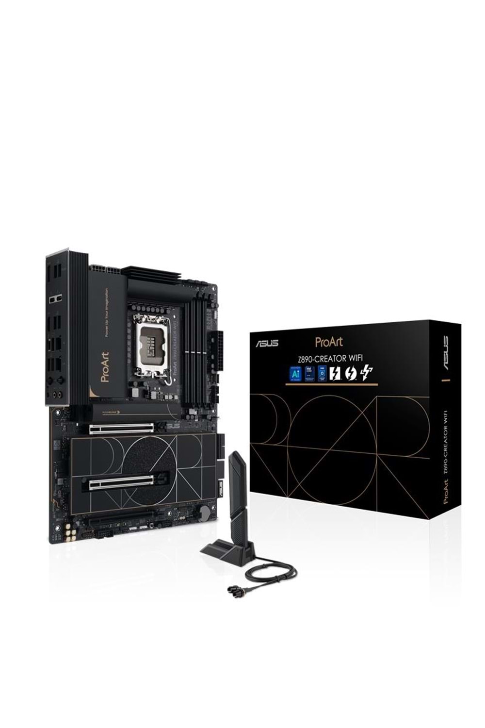 ASUS PROART Z890-CREATOR WIFI DDR5 9066MT/S 1XHDMI 5XM.2 ATX 1851P (INTEL ULTRA PROCESSORS SERIES 2) 