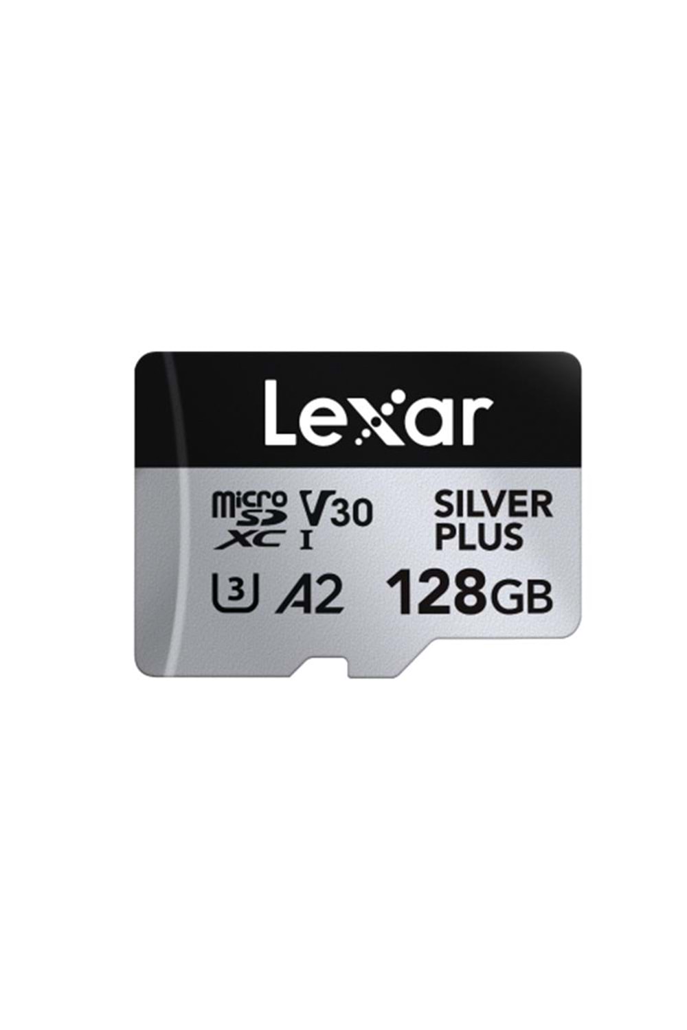128GB LEXAR LMSSIPL128G-BNANG HIGH-PERFORMANCE SILVER PLUS MICROSDXC UHS-I UP TO 205MB/S READ 150MB/S WRITE C10 A2 V30 