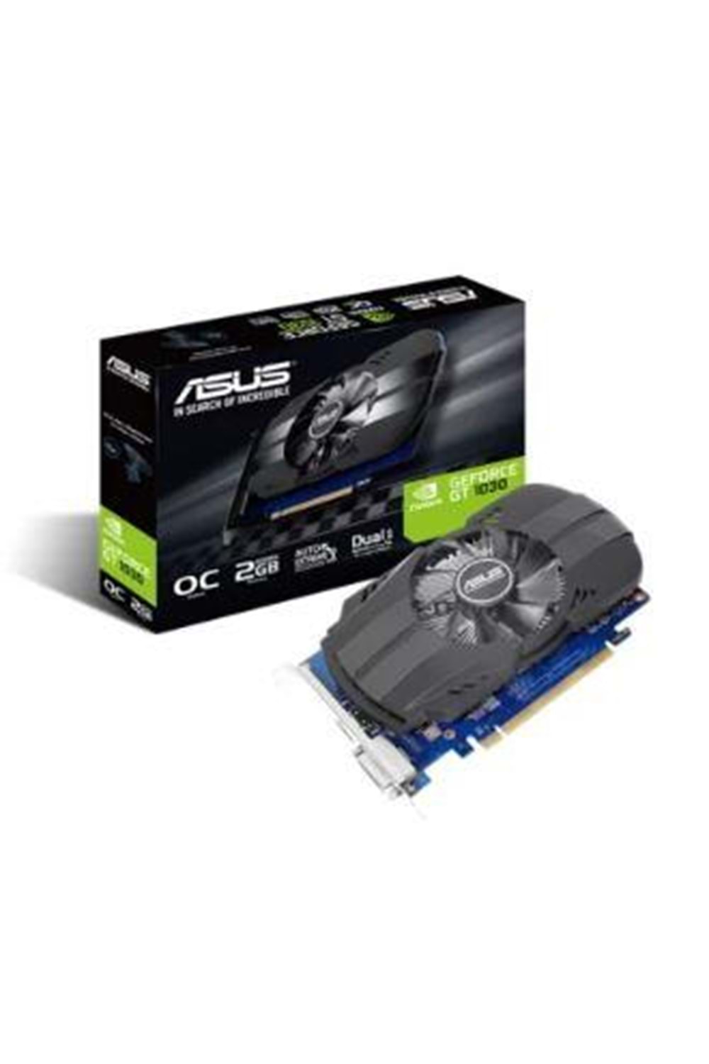 ASUS GEFORCE PH-GT1030-O2G 2GB GDDR5 64BIT 1XHDMI 1XDVI EKRAN KARTI 