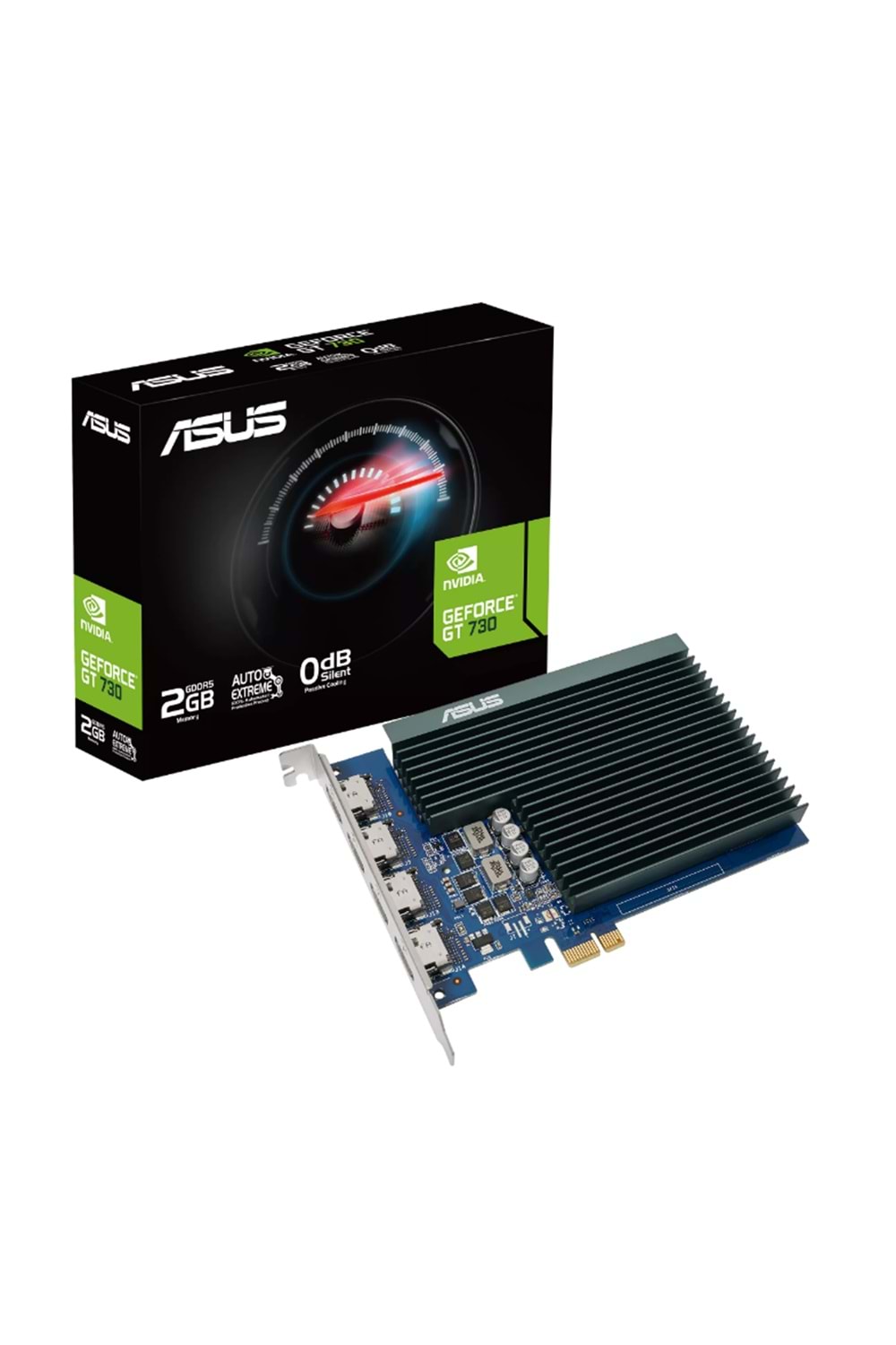 ASUS GEFORCE GT730-4H-SL-2GD5 2GB DDR5 64BIT 4XHDMI EKRAN KARTI 