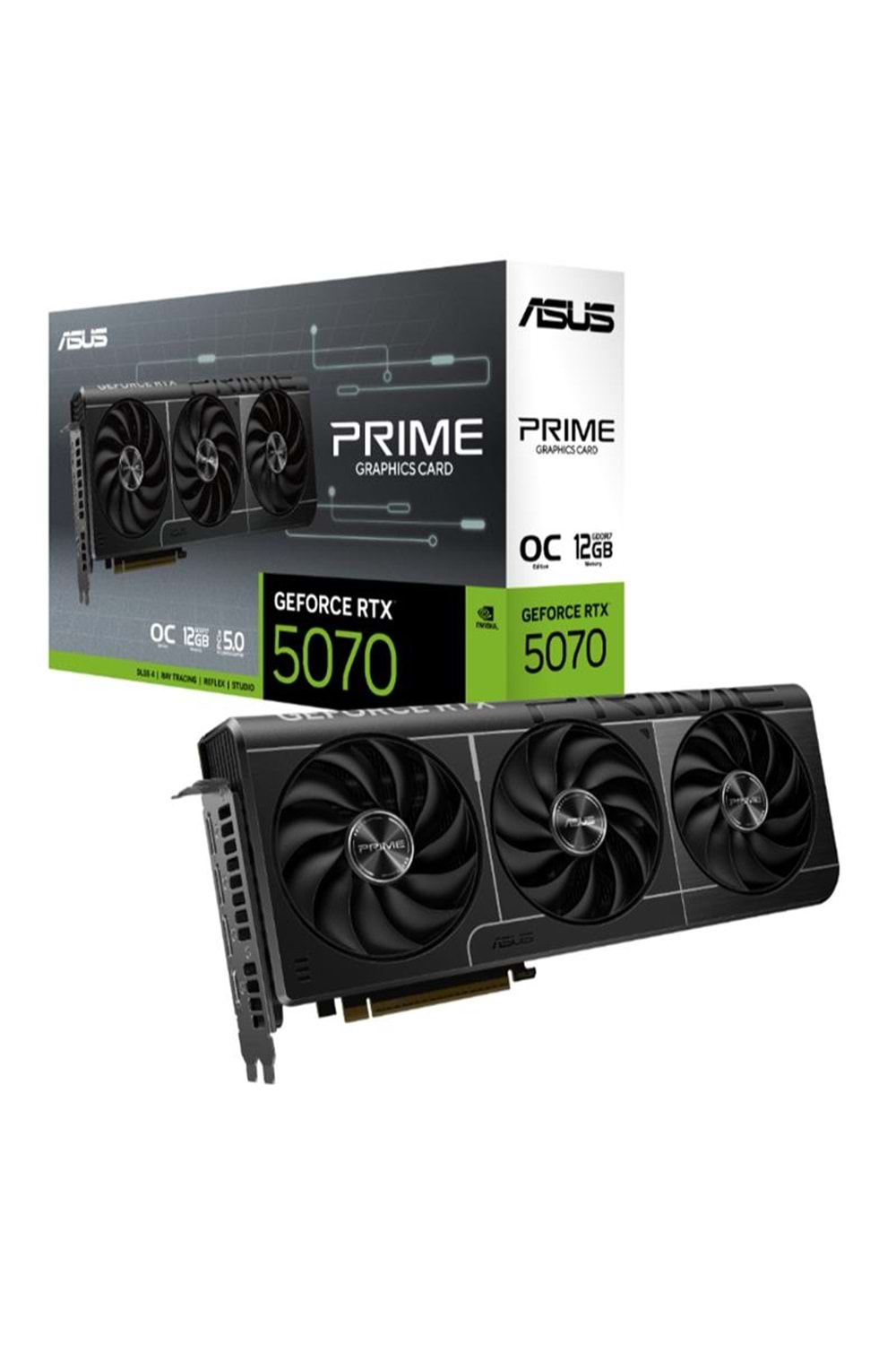 ASUS GEFORCE PRIME-RTX5070-O12G 12GB GDDR7 192BIT 1XHDMI 3XDP EKRAN KARTI 
