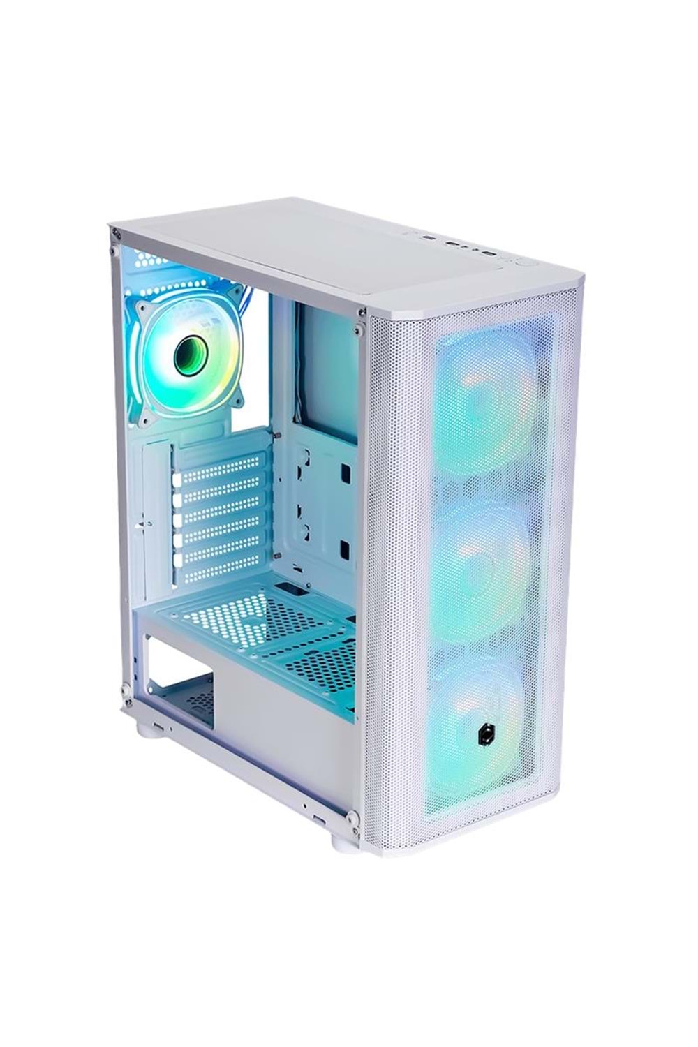 FRISBY CM-106 650W 80+ DOUBLE ARGB GAMING BEYAZ MESH KASA 