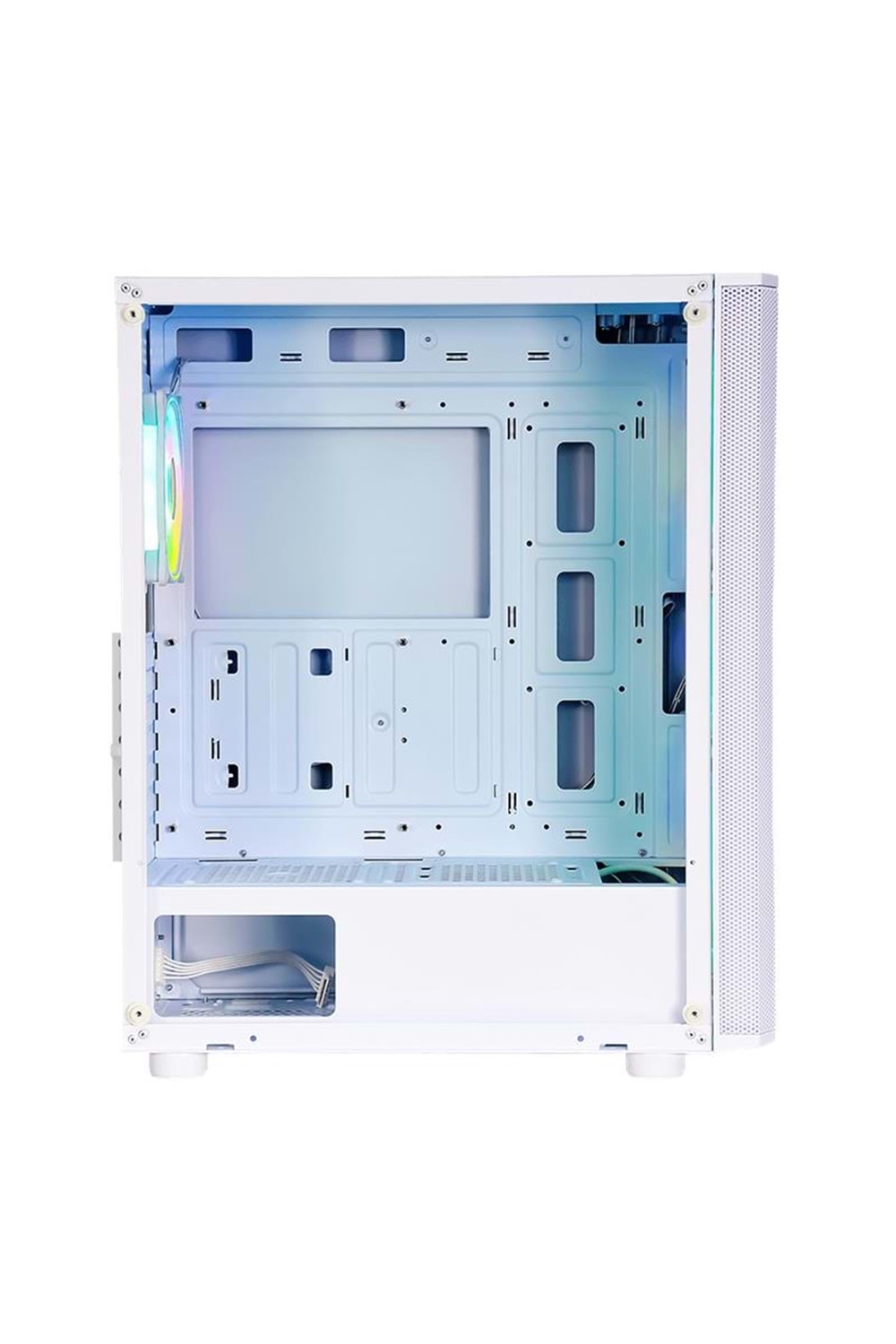 FRISBY CM-106 650W 80+ DOUBLE ARGB GAMING BEYAZ MESH KASA 
