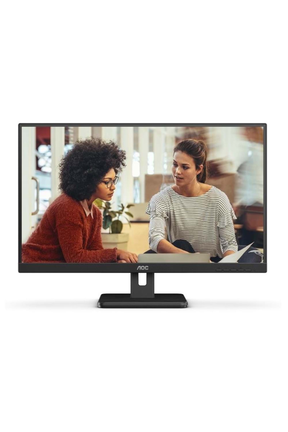 27 AOC 27E3UM/BK 4MS 75MHZ 1XVGA 1XHDMI 1XDP FHD 1920X1080 USB3.2 HOPARLÖR ÇERÇEVESİZ DÜŞÜK MAVI IŞIK VESA SİYAH 