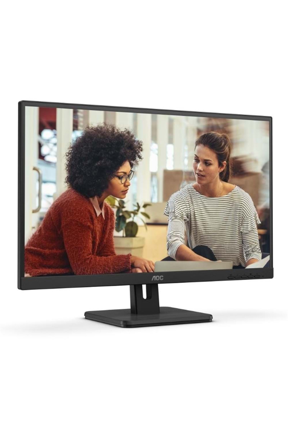27 AOC 27E3UM/BK 4MS 75MHZ 1XVGA 1XHDMI 1XDP FHD 1920X1080 USB3.2 HOPARLÖR ÇERÇEVESİZ DÜŞÜK MAVI IŞIK VESA SİYAH 