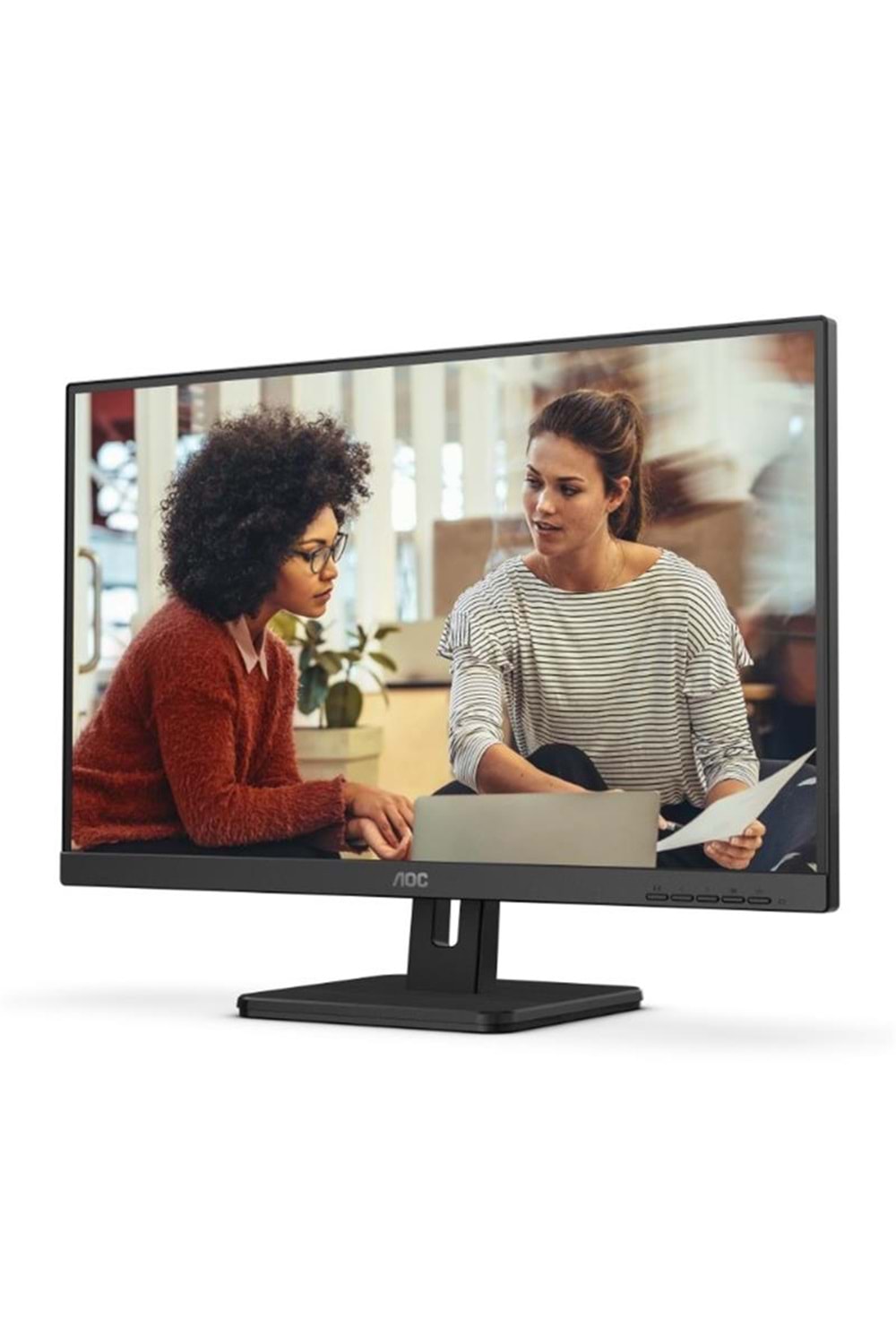 27 AOC 27E3UM/BK 4MS 75MHZ 1XVGA 1XHDMI 1XDP FHD 1920X1080 USB3.2 HOPARLÖR ÇERÇEVESİZ DÜŞÜK MAVI IŞIK VESA SİYAH 