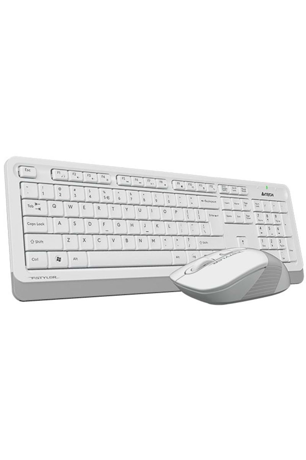 A4 TECH FG1010 BEYAZ Q MM 2.4G KABLOSUZ KLAVYE MOUSE SET 