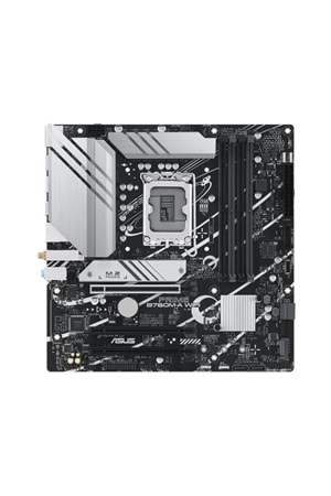 ASUS PRIME B760M-A WIFI DDR5 7200MHZ 2XHDMI 1XDP 2XM.2 USB 3.2 MATX 1700P (12. / 13. VE 14. NESİL İŞLEMCİ UYUMLU) 