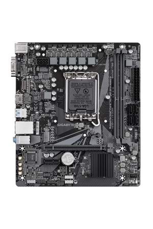 GIGABYTE H610M-H-V3 DDR4 3200MHZ 1XVGA 1XHDMI 1XM.2 USB 3.2 MATX 1700P (12. / 13. VE 14. NESİL İŞLEMCİ UYUMLU) 