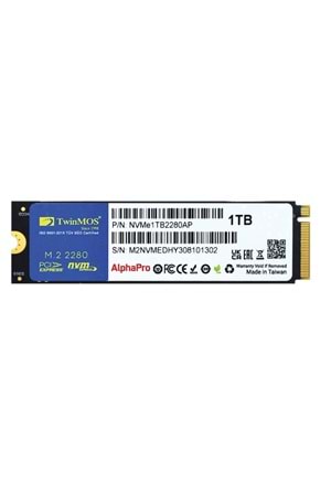 1 TB TWINMOS M.2 PCIe NVMe 3600/3250 NVMe1TB2280AP 