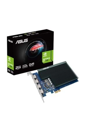ASUS GEFORCE GT730-4H-SL-2GD5 2GB DDR5 64BIT 4XHDMI EKRAN KARTI 