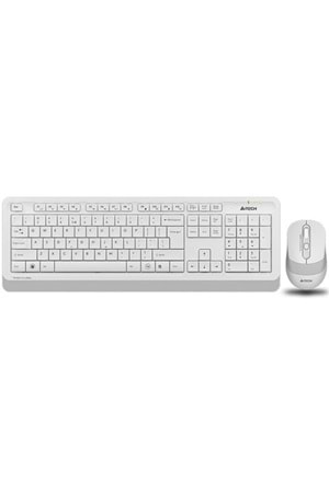 A4 TECH FG1010 BEYAZ Q MM 2.4G KABLOSUZ KLAVYE MOUSE SET 