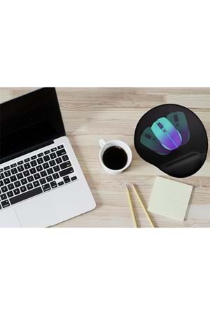 INCA IMPS-009 BILEK DESTEKLI SILIKON MOUSE PAD 
