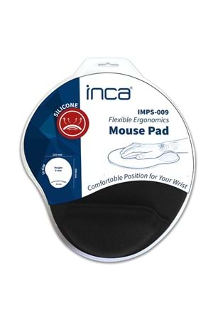 INCA IMPS-009 BILEK DESTEKLI SILIKON MOUSE PAD 