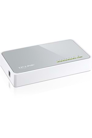 TP-LINK TL-SF1008D 8 PORT 10/100 PLASTİK KASA SWITCH 