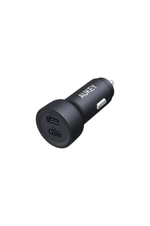 AUKEY CC-Y23-BK 65W 2* TYPE-C PD ARAÇ ŞARJ CİHAZI 