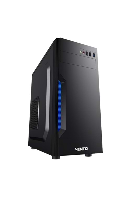 VENTO TA-K61 650W 1X80MM FAN USB 3.0 MİDİ TOWER SİYAH KASA 